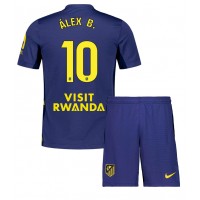 Atletico Madrid Alex Baena #10 Vonkajší Detský futbalový dres 2025-26 Krátky Rukáv (+ trenírky)